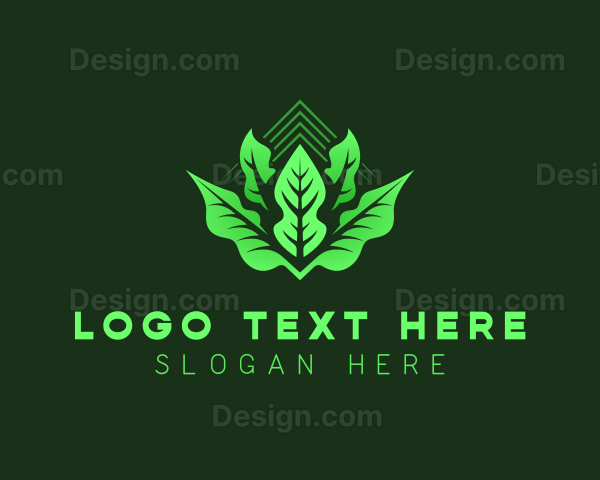 Plant Leaf Gardening Logo