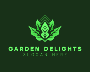 Plant Leaf Gardening logo design