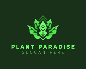 Plant Leaf Gardening logo design