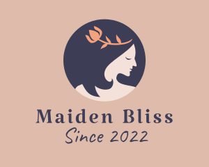 Flower Maiden Cosmetic  logo design