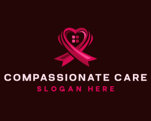 Ribbon Heart Foundation logo design