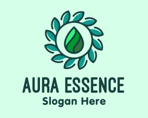 Herbal Essence Droplet logo design