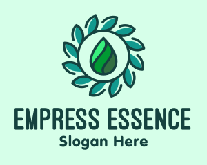 Herbal Essence Droplet logo design