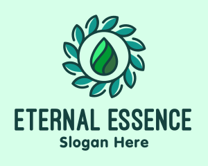 Herbal Essence Droplet logo design