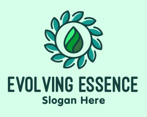 Herbal Essence Droplet logo design