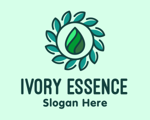 Herbal Essence Droplet logo design