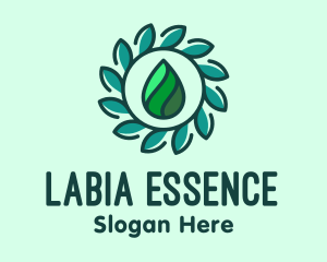 Herbal Essence Droplet logo design