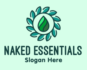 Herbal Essence Droplet logo design