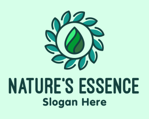 Herbal Essence Droplet logo design