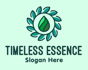 Herbal Essence Droplet logo design