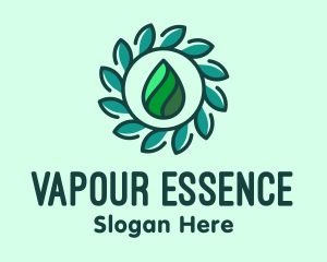 Herbal Essence Droplet logo design