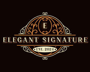 Elegant Decorative Ornament  logo design