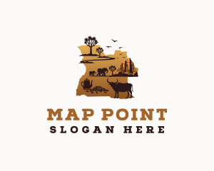 Angola Travel Map logo