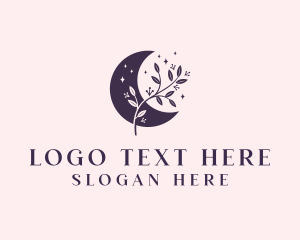 Bohemian Floral Moon logo