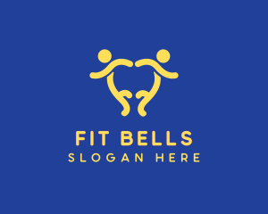 Human Fitness Dancer logo design