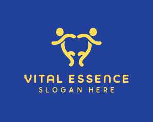 Human Fitness Dancer logo design