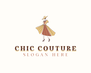 Fashionista Clothing Couture logo design