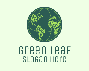Eco Leaf Globe  logo