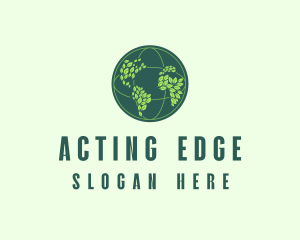 Eco Nature Globe  logo design