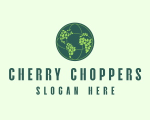 Eco Nature Globe  logo design