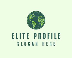 Eco Nature Globe  logo design