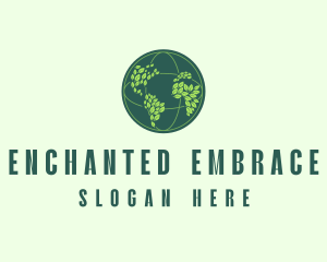 Eco Nature Globe  logo design