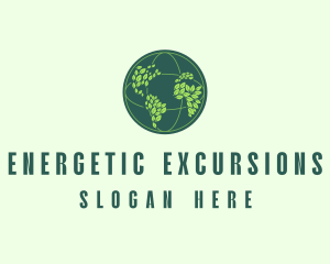 Eco Nature Globe  logo design