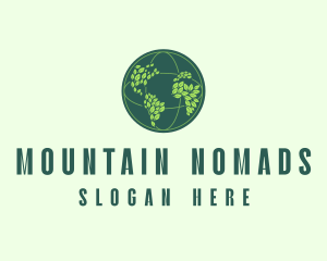 Eco Nature Globe  logo design