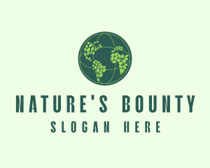 Eco Nature Globe  logo design