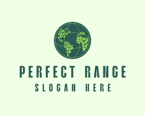 Eco Nature Globe  logo design