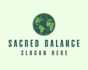 Eco Nature Globe  logo design