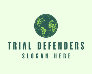 Eco Nature Globe  logo design