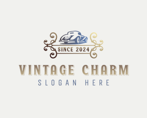 Vintage Car Detailing logo design