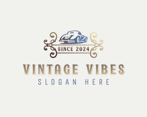 Vintage Car Detailing logo design