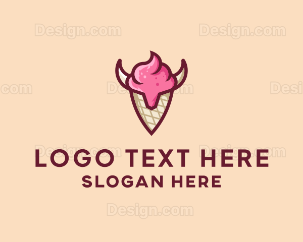 Viking Ice Cream Logo