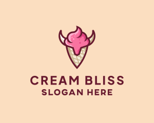 Viking Ice Cream logo design