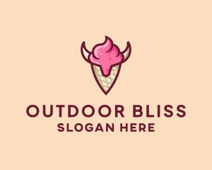 Viking Ice Cream logo design