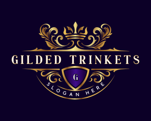Elegant Crown Shield Boutique logo