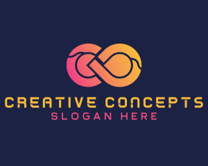 Creative Infinity Loop logo design