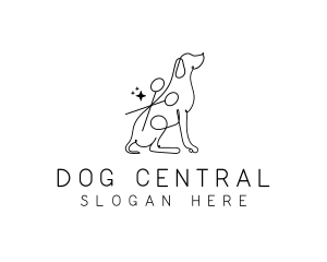 Pet Dog Grooming logo design