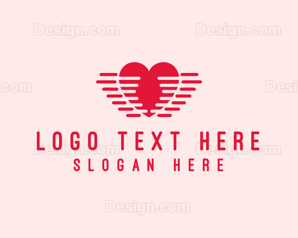 Lovely Heart Wings Logo