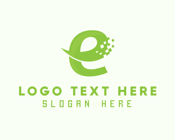 Pixelation logo example 4