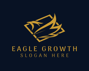 Diamond Flying Eagle logo design