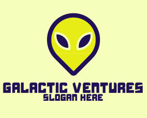 Space Alien Head logo