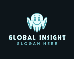  Cute Spooky Ghost Logo