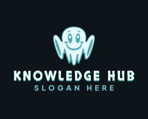  Cute Spooky Ghost Logo