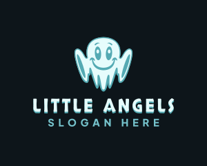  Cute Spooky Ghost Logo