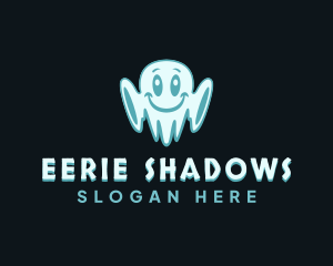  Cute Spooky Ghost logo