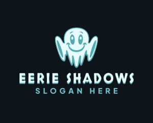  Cute Spooky Ghost logo design