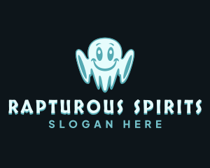  Cute Spooky Ghost logo design